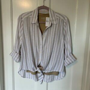 LOFT stripped shirt